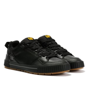 Caterpillar Axiom Leren Heren Zwarte Veterschoenen