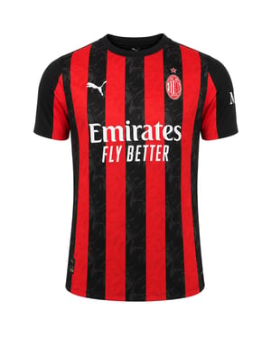 Puma AC Milan 25/26 Home Authentic Mens Red/Black Jersey
