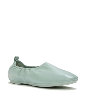 FitFlop X Pantone Delicato Ballerina Läder Dam Skor Grön