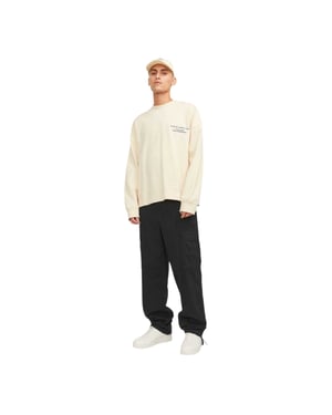 Jack And Jones Losse cargobroeken voor heren (Zwart)