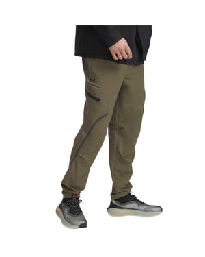 Under Armour Unstoppable-byxor i vävt tyg för män (Grön)