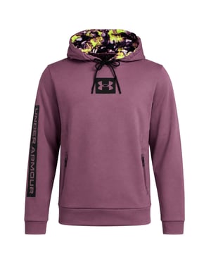 Under Armour Summit Knit Mens Purple Hoodie