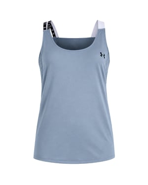 Under Armour HeatGear Double Strap Womens Blue Vest