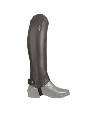 Brogini Volwassen uniseks Vicenza Grain Leather Gaiters (Bruin)