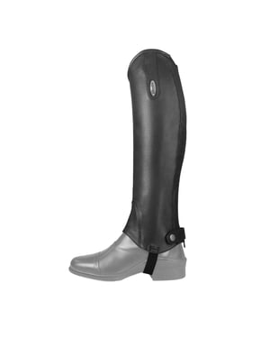 Brogini Volwassen uniseks Vicenza Grain Leather Gaiters (Zwart)