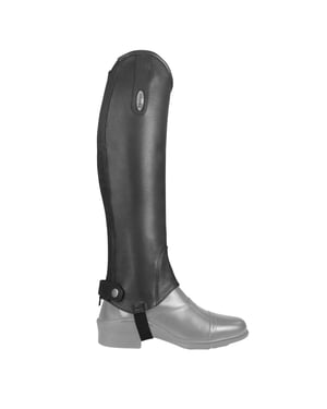 Brogini Unisex Adult Vicenza Grain Leather Gaiters (Black)
