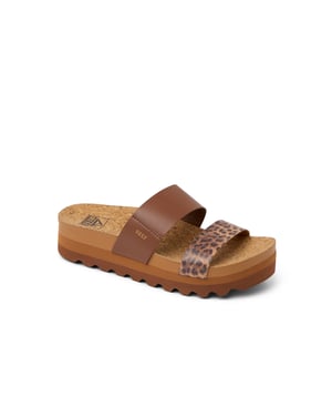 Reef Womens Cushion Vista Hi Brown/Leopard