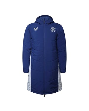 Castore Heren Rangers FC Gewatteerde Jas (Blauw/Grijs)
