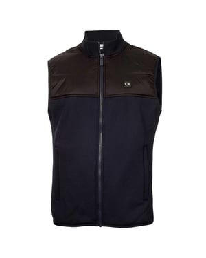 Calvin Klein Hybridgolfväst för män i högpresterande material (Marinblått)