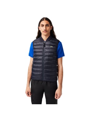 Lacoste Herenvest met logo (Afgrond blauw)