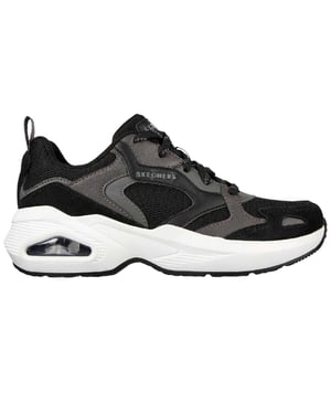 Skechers Uno-sneakers van suède voor dames (Zwart)