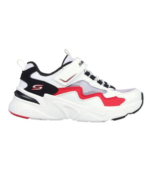 Skechers Barn Bobsbamina Träningsskor (Vit/Röd/Svart)