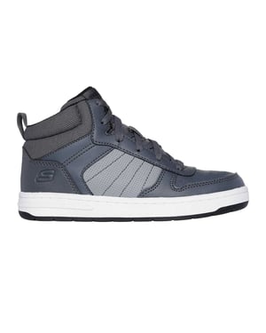 Skechers Kinderen Smith Street Hoge Sneakers (Grijs)