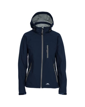 Trespass Dames Ellison Soft Shell Jacket (Donker Navy)