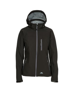 Trespass Kvinnors Ellison Soft Shell Jacka (Svart)