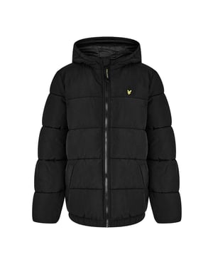 Lyle & Scott Kinderen Gewatteerde Puffer Jas (Zwart)