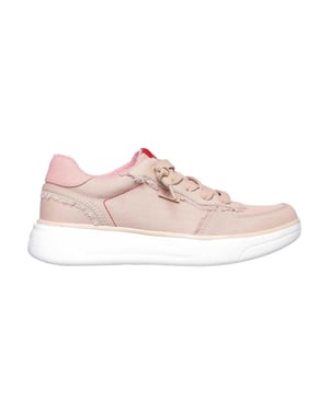 Skechers Dames Skipper Hi Canvas Sneakers (Roze)