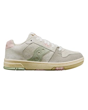 Saucony Lage suède sneakers voor dames (Beige)
