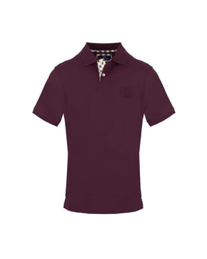 Aquascutum Heren Katoenen Polo Shirt (Rood)