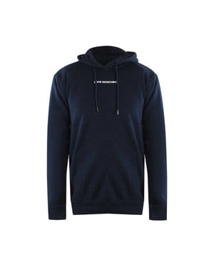 Love Moschino Herenlogo Hoodie (Marineblauw)