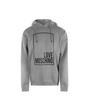 Love Moschino Dames/Dames Box Logo Hoodie (Grijs)