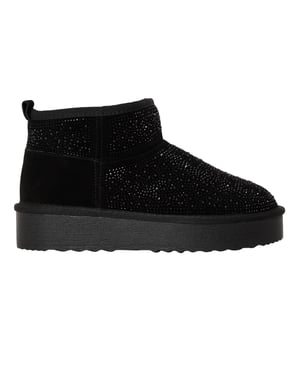 Steve Madden Clydes suède platformlaarzen voor dames (Zwart)