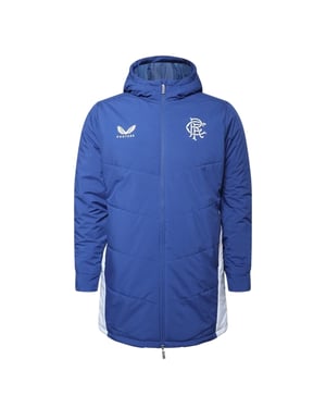 Castore Dames Rangers FC Hooded Anorak (Blauw/Grijs)