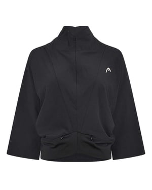 Head Dames Capsule Gecombineerde 3/4 Mouw Jas (Zwart)