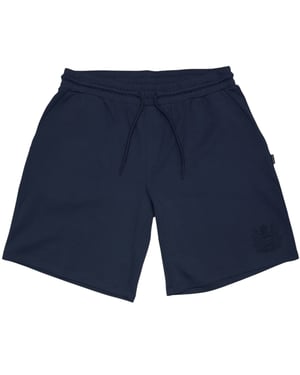 Aquascutum Herenfleece-shorts met geborduurd logo (Marine)