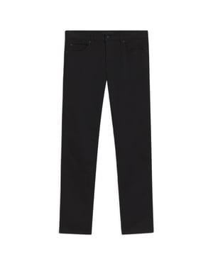 Hugo Slanke herenjeans met 5 zakken (Zwart)
