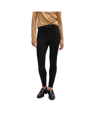 Boss Maye Denim Slim-fit jeans voor dames (Zwart)