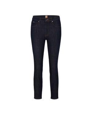 Boss Jackie 5-fickors slim-fit-jeans för kvinnor/damer (Blå)