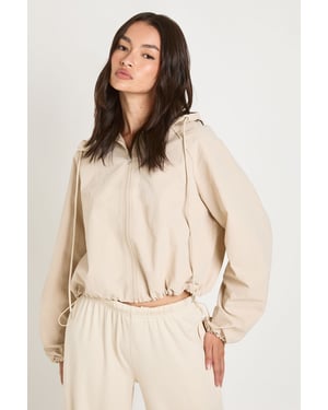 Nylon Zip Through Track Top