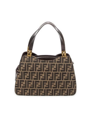 Vintage FF Zip Tote Handbag