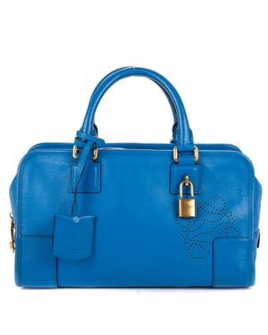 Amazona Logo Anagram Zip Tote 28 handtas