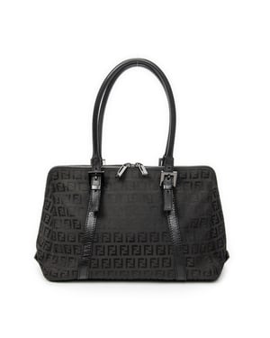 Small Double Zip Bowler schoudertas