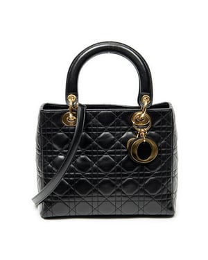 Medium Lady Dior Zip schoudertas