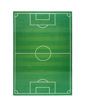 Muratap Kindervloerkleed voetbal wasbaar antislip- 120x170 cm