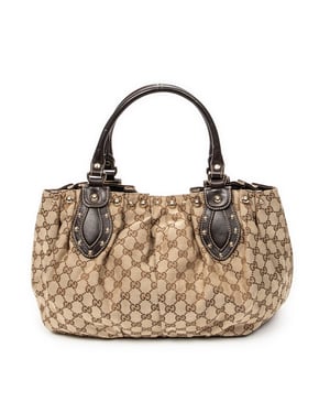 Medium Studded Pelham Tote Shoulder Bag