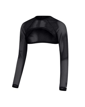 Speedo Dames Mesh Prestatie Crop Top (Multicolor)