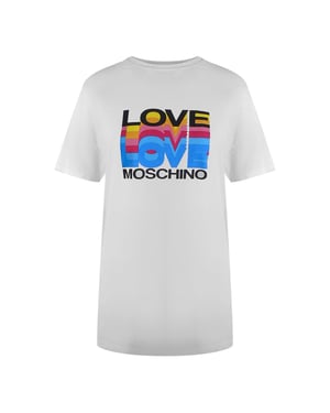Love Moschino Dames/Dames Love Logo T-Shirt (Wit)