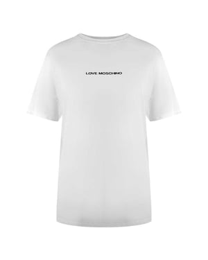 Love Moschino Dames/Dames Love Everyday T-shirt met korte mouwen (Wit)