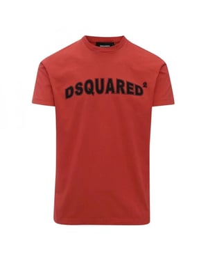 DSquared2 Pictogram T-shirt heren (Rood)