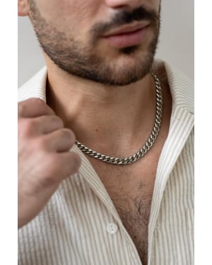 Woven Chain Necklace in Silver and Gold
