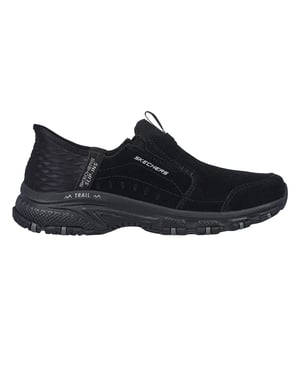 Skechers Sunapee stevige leren laarzen voor dames (Zwart)