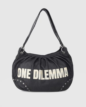 Elsa Small Washed Black Núnoo X One Dilemma Väske