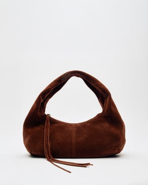 Kleine Alma Suede Chocolade Núnoo x Lia Tas