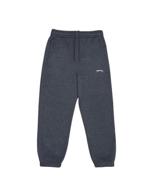 Slazenger Effen joggingbroeken van fleece voor kinderen (Houtskool mergel)