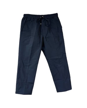 Gucci Drawstring Pants in Navy Blue Cotton
