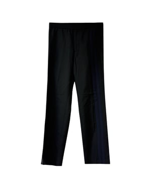 Valentino Garavani Side Stripe Track Pants in Black Polyester